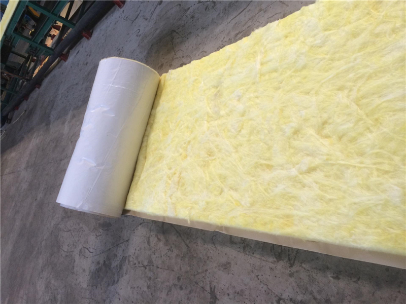 沥青玻璃棉毡保温层施工